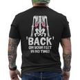 背中の手術 回復 脊柱側弯症 ブレース 腰痛緩和 メンズTシャツ バックプリント