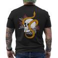 蛇 レディース メンズ 蛇柄 アナコンダ爬虫類 メンズTシャツ バックプリント