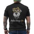 誕生日 母の日ギフト ミニチュアシュナウザー 母 メンズTシャツ バックプリント
