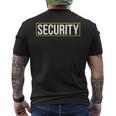 警備員 イベント 警備員 警備員 警 メンズTシャツ バックプリント