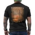 送電鉄塔 -Pylonphilia- メンズTシャツ バックプリント