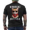 還暦 60歳 猫好き Kanreki 猫 還暦祝い 誕生日 メンズTシャツ バックプリント