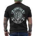 釣り人のための釣りの諺 Fishing Proverbs For Anglers メンズTシャツ バックプリント
