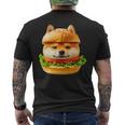 面白いtシャツ 柴犬 犬 イヌ ハンバーガー メンズ 犬好き グッズ かわいい おもしろ 面白い 服 ネタ 長袖tシャツ メンズTシャツ バックプリント