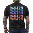 面白いギフト名 Walton 名前入り メンズTシャツ バックプリント