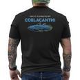面白いシーラカンスス 魚愛好家 古典学者 長袖tシャツ メンズTシャツ バックプリント
