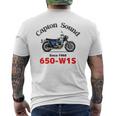 650-W1s Captonound 青タンク 旧車 メンズTシャツ バックプリント
