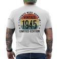 79歳ギフトtシャツ 1945年のベスト・オブ・レジェンド 1945年に誕生 メンズTシャツ バックプリント