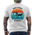 Coachman 馬車 馬車 職業格言 メンズTシャツ バックプリント