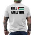 Free Gaza Free Palestine Flag ビンテージtシャツ メンズTシャツ バックプリント