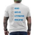 Gixxer、Evolution、Gsxr、ロードレース、オートバイ、オートバイ、バイク。 メンズTシャツ バックプリント
