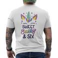 Happy 6Th Birthdayweetassy Andix Unicorn 6歳 メンズTシャツ バックプリント