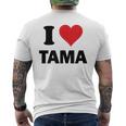I Heart Tama Japan Love 日本土産 メンズTシャツ バックプリント