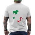 Italy National Pride メンズTシャツ バックプリント