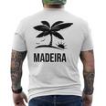 Madère Palmieracances Coucher Deoleil Plage Océan T-shirt imprimé au dos