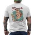 Mamacita Needs A Margarita Cocktails Retro Vintage Vibes Men's T-shirt Back Print