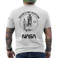 Nasa の失敗は許されない スペース シャトル メンズTシャツ バックプリント