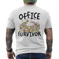 Officeurvivor かわいいアヒルの付箋 ユーモア 長袖tシャツ メンズTシャツ バックプリント