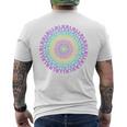 Paradiddleariations ドラム 原始スパイラル Rlrr Lrll ドラマー メンズTシャツ バックプリント