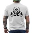 Scout Papà Escursionismocoutcout All'aperto T-shirt da uomo con stampa posteriore