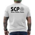 ScpecureContainProtect-Cp Foundation メンズTシャツ バックプリント