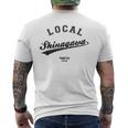 Shinagawa Local 品川区ローカル 故郷 メンズTシャツ バックプリント