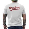 Stanford California Ca ビンテージスポーツグラフィック メンズTシャツ バックプリント