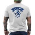 Suomi Finnland フィンランド 旅行ギフト お土産 メンズTシャツ バックプリント
