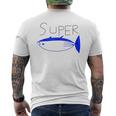 Super Tuna Tuna Fish メンズTシャツ バックプリント