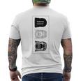 Tokina At-X116 Pro Dx Ii 断面図【前面デザイン】 メンズTシャツ バックプリント