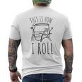 Tuk Tuk Rickshaw イタリアンスクータートランスポーター メンズTシャツ バックプリント