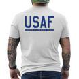 Usaf 米国空軍 メンズTシャツ バックプリント