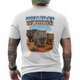 Wombat ヴィンテージ 70年代 90年代 レトロ ウォンバット 動物愛好家 ウォンバット メンズTシャツ バックプリント