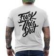 このクソをファック メンズTシャツ バックプリント