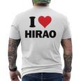 アイハート 平尾ジャパンラブ 日本のお土産品 メンズTシャツ バックプリント