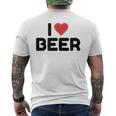 アイラブビール メンズTシャツ バックプリント