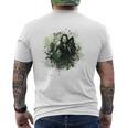 アラゴルン 北のレンジャー ファンタジー戦士の森 Papl3459 メンズTシャツ バックプリント