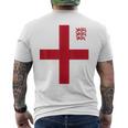 イングランドサッカージャージ。 メンズTシャツ バックプリント