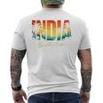 インド旅行お土産 メンズTシャツ バックプリント