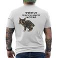 オリジナルワード&猫ピクチャー サビだってかわいいじゃないか ねこだもの ジャパニーズボブテイル メンズTシャツ バックプリント