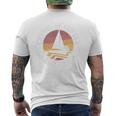 カーメルバイ・ザ・シー カリフォルニア ヴィンテージ ヨット 70年代 レトロ 太陽 メンズTシャツ バックプリント