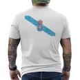 ガリシア スペイン国旗 ガリシアのプライド メンズTシャツ バックプリント