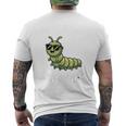 キャタピラー ごっこ おもしろキャタピラー メンズTシャツ バックプリント