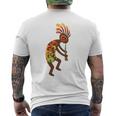 ココペリネイティブアメリカンtシャツ スモールプリント メンズTシャツ バックプリント