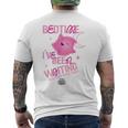 ザ・スーパーマリオギャラクシー・ムービー Pink Luma Bedtime メンズTシャツ バックプリント
