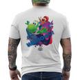 ザ・スーパーマリオギャラクシー・ムービー Wahootar Ride メンズTシャツ バックプリント