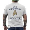 スタートレック オリジナルシリーズ エンタープライズ デルタ 長袖tシャツ メンズTシャツ バックプリント
