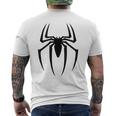 スパイダーグラフィック。 メンズTシャツ バックプリント