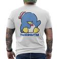 タキシードサム おすわり ダークカラー メンズTシャツ バックプリント