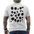 ダルメシアン愛好家のためのダルメシアンパターン ダルメシアンプリント メンズTシャツ バックプリント